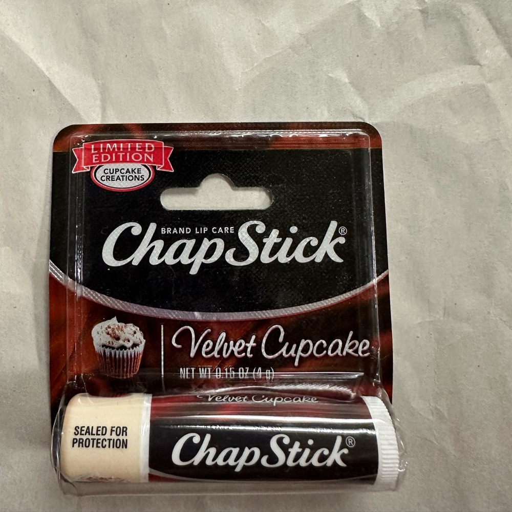 NEW ChapStick Velvet Cupcake Lip Balm - Limited Edition **HARD TO FIND**